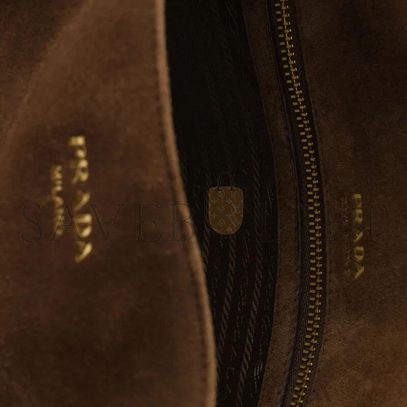 PRADA ALLUSION MEDIUM SUEDE TOTE BAG 1BG641 (32*28*14cm)